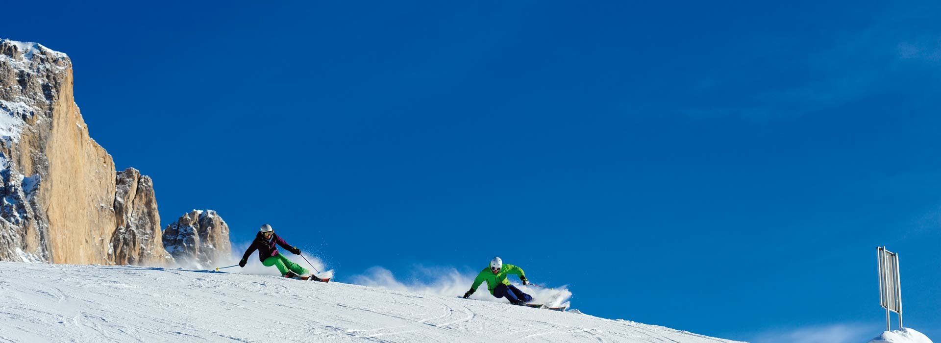 Carezza Ski in den Dolomiten